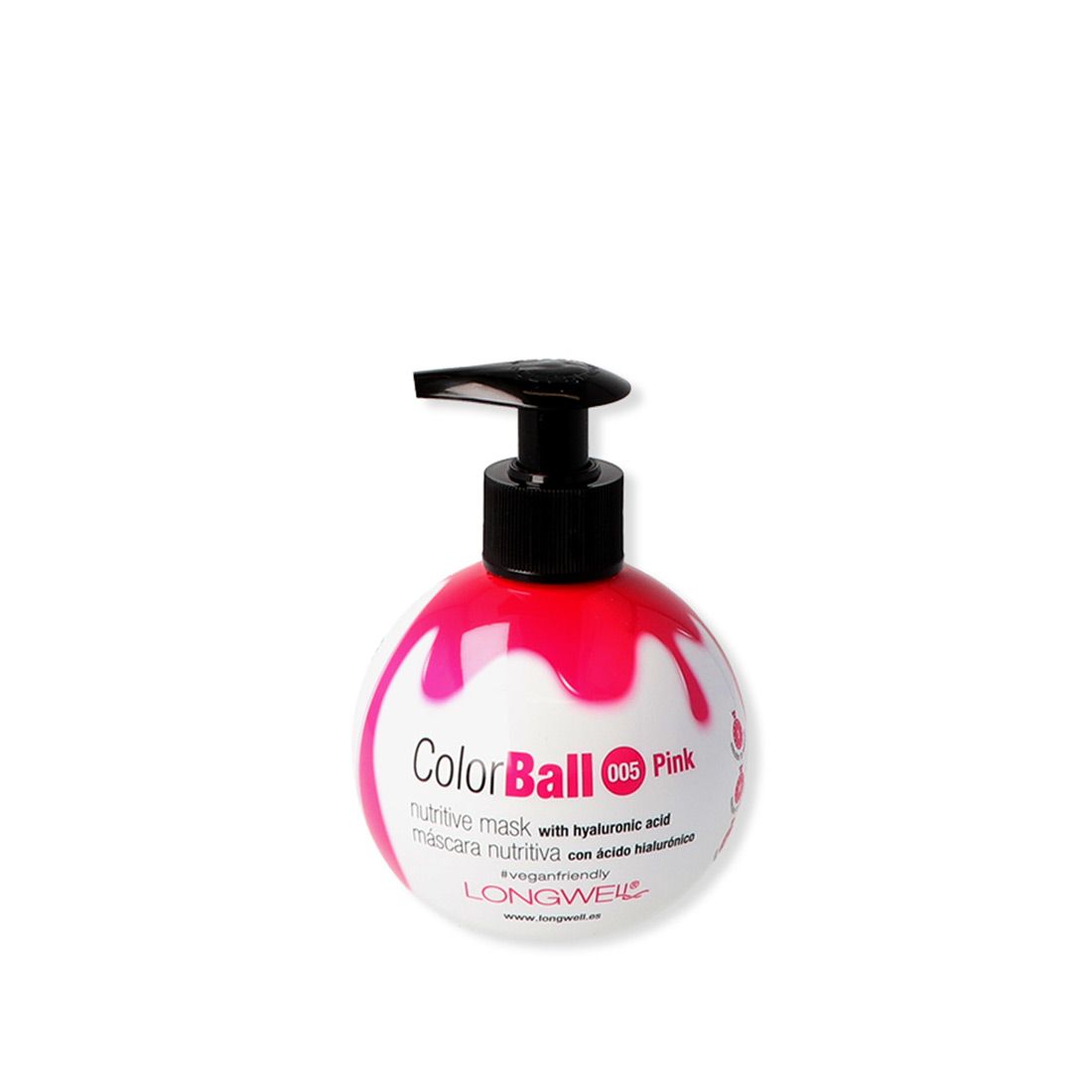 Mascarilla Color Ball 600 Fire Red 270mL LONGWELL